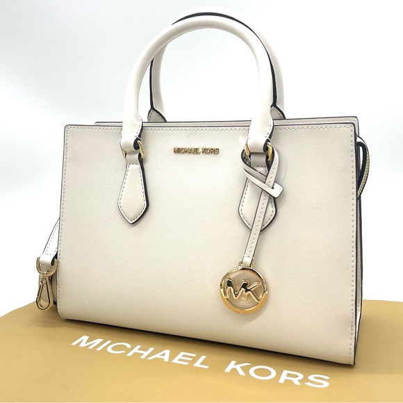 Michael Kors Sheila Medium Center Zip Satchel Crossbody Bag